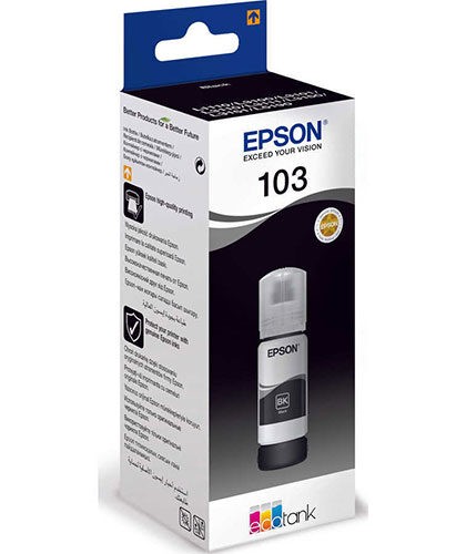 Epson 103-C13T00S14A Siyah Orjinal Mürekkep
