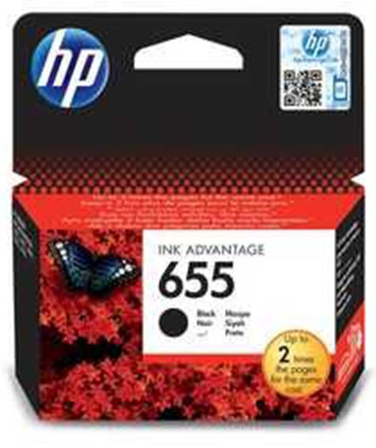 Hp 655-CZ109AE Siyah Orjinal Kartuş
