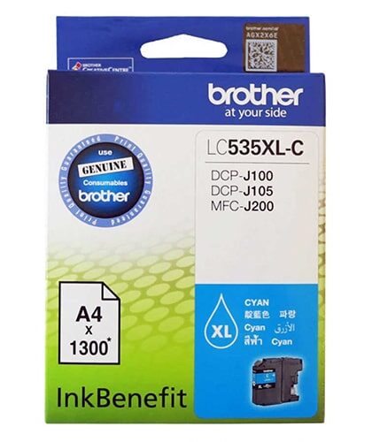 Brother LC535XL Mavi Orjinal Kartuş