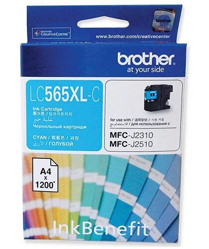 Brother LC565XL Mavi Orjinal Kartuş