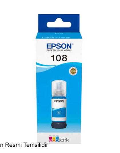 Epson 108-C13T09C24A Mavi Orijinal Mürekkep