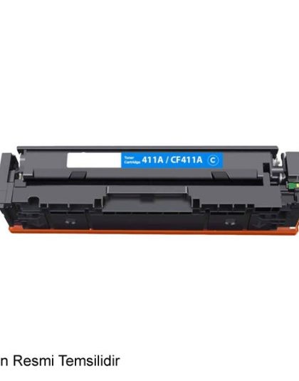 Hp 410A-CF411A Mavi Muadil Toner